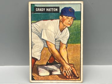 1951 Bowman Grady Hatton #47