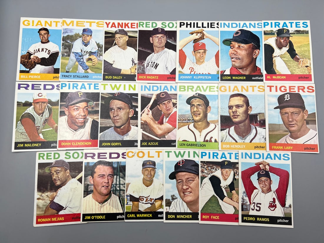 Lot of 20 - 1964 Topps Baseball - Varying Conditions (1 of 5)