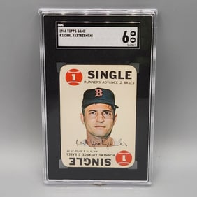 1968 Topps Game Carl Yastrzemski #3 SGC 6 HOF