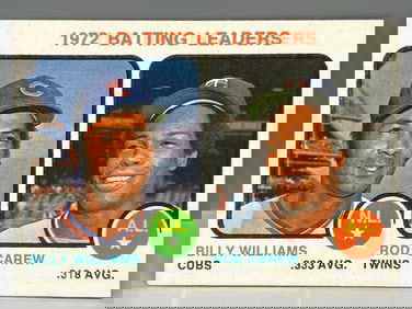 1973 Topps Batting Leaders Billy Williams/Rod Carew #61
