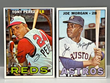 1967 Topps Tony Perez SP #476 & Joe Morgan #337
