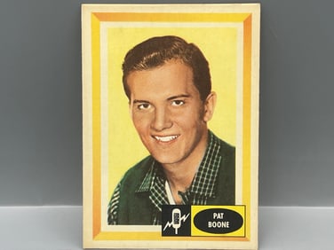1960 Fleer Spins And Needles Pat Boone #13