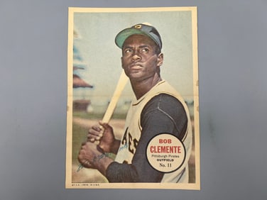 1967 Topps Pin Up Roberto Clemente #11