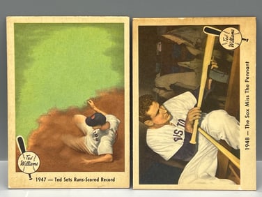 1959 Fleer Baseball's Greatest Ted Williams #34 & #35