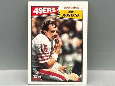 1987 Topps Joe Montana #112