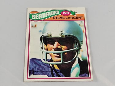 1977 Topps Football #177 Steve Largent Rookie Card