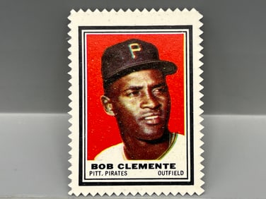 1962 Topps Stamp Roberto Clemente
