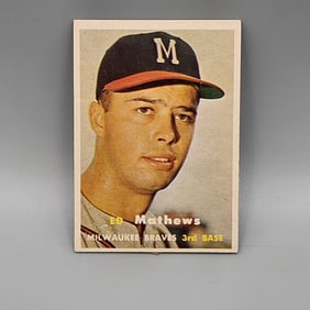 1957 Topps Ed Mathews #250 HOF