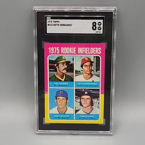 1975 Topps Keith Hernandez #623 SGC 8 Rookie HOF