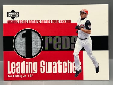 2003 Upper Deck Ken Griffey Jr. Game Used Leading Swatches Jersey Relic