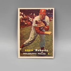 1957 Topps Robin Roberts #15 HOF