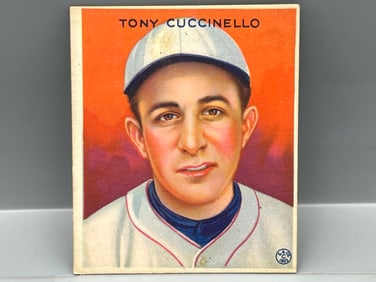 1933 Goudey Tony Cuccinello #99 - Trimmed