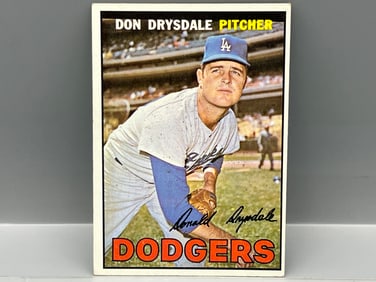 1967 Topps Don Drysdale #55