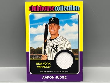 2024 Topps Heritage Aaron Judge Game Used Jersey Relic
