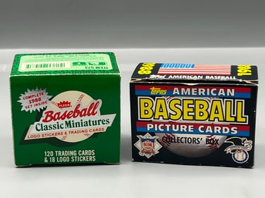 1988 Fleer Mini Baseball & Topps American Baseball Box Sets