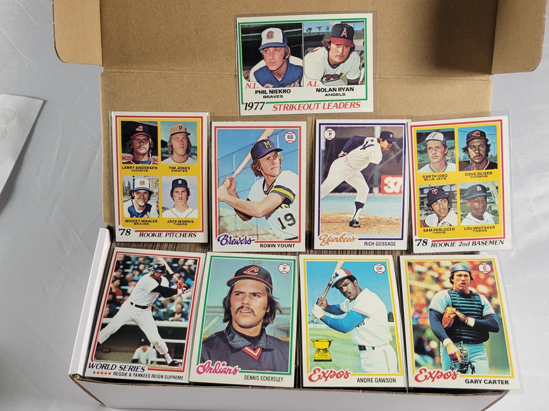 1978 Topps Baseball Partial Set - 565/726 (1 of 6)
