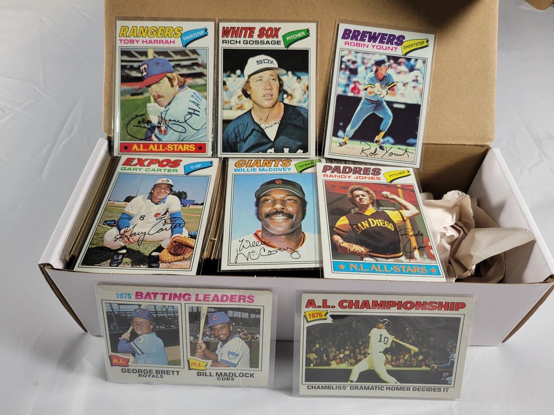 1977 Topps Baseball Partial Set - 390/660 (1 of 4)