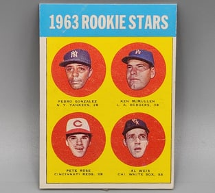 1963 Topps Pete Rose #537 Rookie - Measures a Little Small