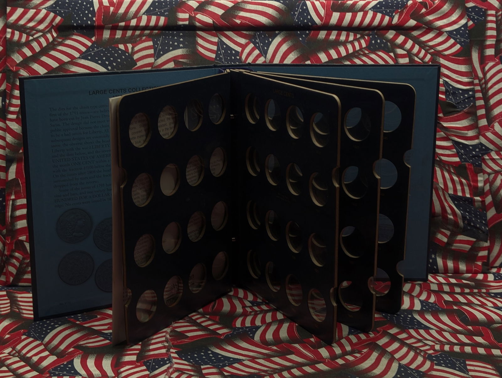 *EMPTY* 1793-1857 Large Cent Whitman Collector's Album (1 of 2)