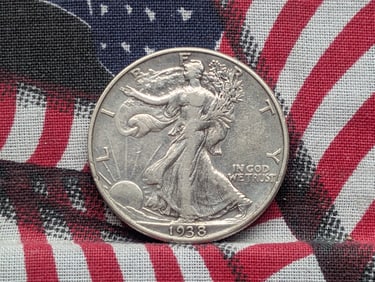 *XF - KEY DATE* 1938-D Walking Liberty Half Dollar