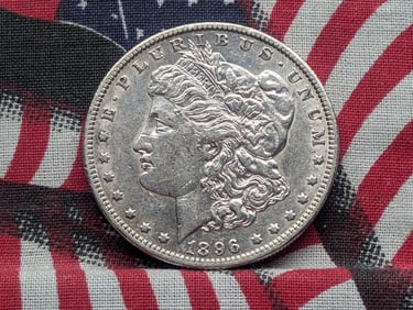 1896-O Morgan Silver Dollar *AU*