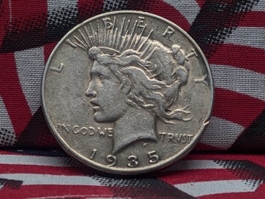 1935 Peace Silver Dollar