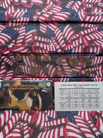 1995 P & D U.S. Mint Uncirculated Coin Set In OGP