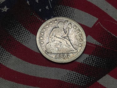 1856 Seated Liberty Quarter