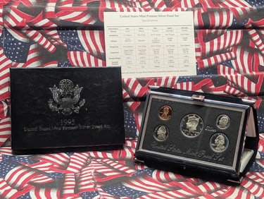1995-S U.S. Mint Premier Silver Proof Set in OGP w/ COA