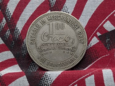 $1 Coal Token, Clear Fork Coal Co., Fonde, KY