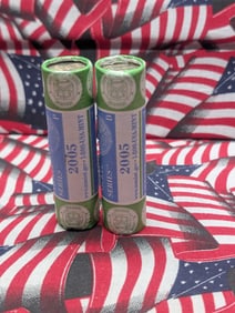 2005 P & D Unopened Rolls Ocean In View Jefferson Nickels