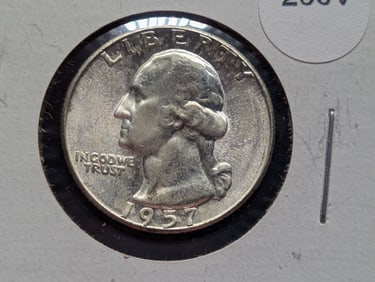 1957 Washington Quarter UNC.