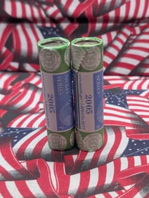 2005 P & D Unopened Rolls Ocean In View Jefferson Nickels