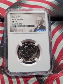2022-D Wilma Mankiller Quarter - NGC MS68