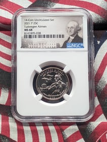 2021-P Tuskegee Airmen Quarter - NGC MS68