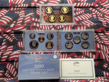 2010-S U.S. Mint Proof Set In OGP With COA, 14 Coins, Includes the Great Law of Peace and