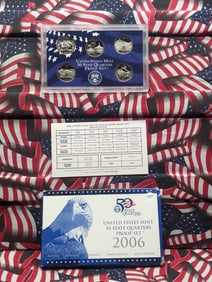 2006-S U.S. Mint Fifty State Quarters Proof Set In OGP With COA