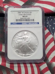 2007-W American Silver Eagle - NGC MS69 *Early Release*