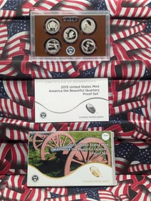 2015-S U.S. Mint America The Beautiful Quarters Proof Set In OGP With COA