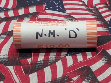 2008-D New Mexico State Quarters in Original  Unopened Government Wrapper, $10 Dollar roll of 40