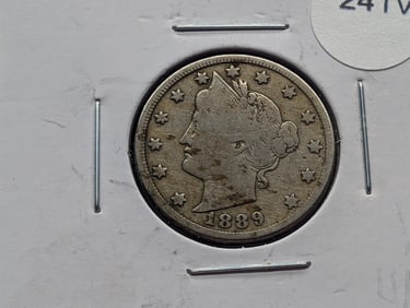 1889 Liberty Head V Nickel