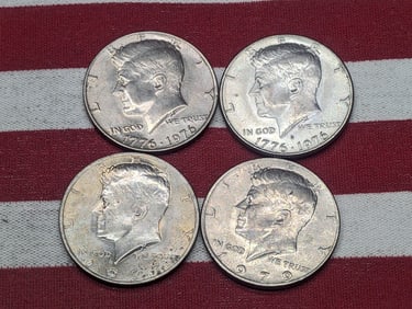 1976 P & D, 1977-P, & 1979-P Kennedy Half Dollars