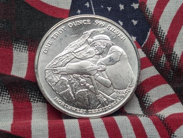 1 Oz. .999 FINE SILVER Pan American Silver Corp Designed Round