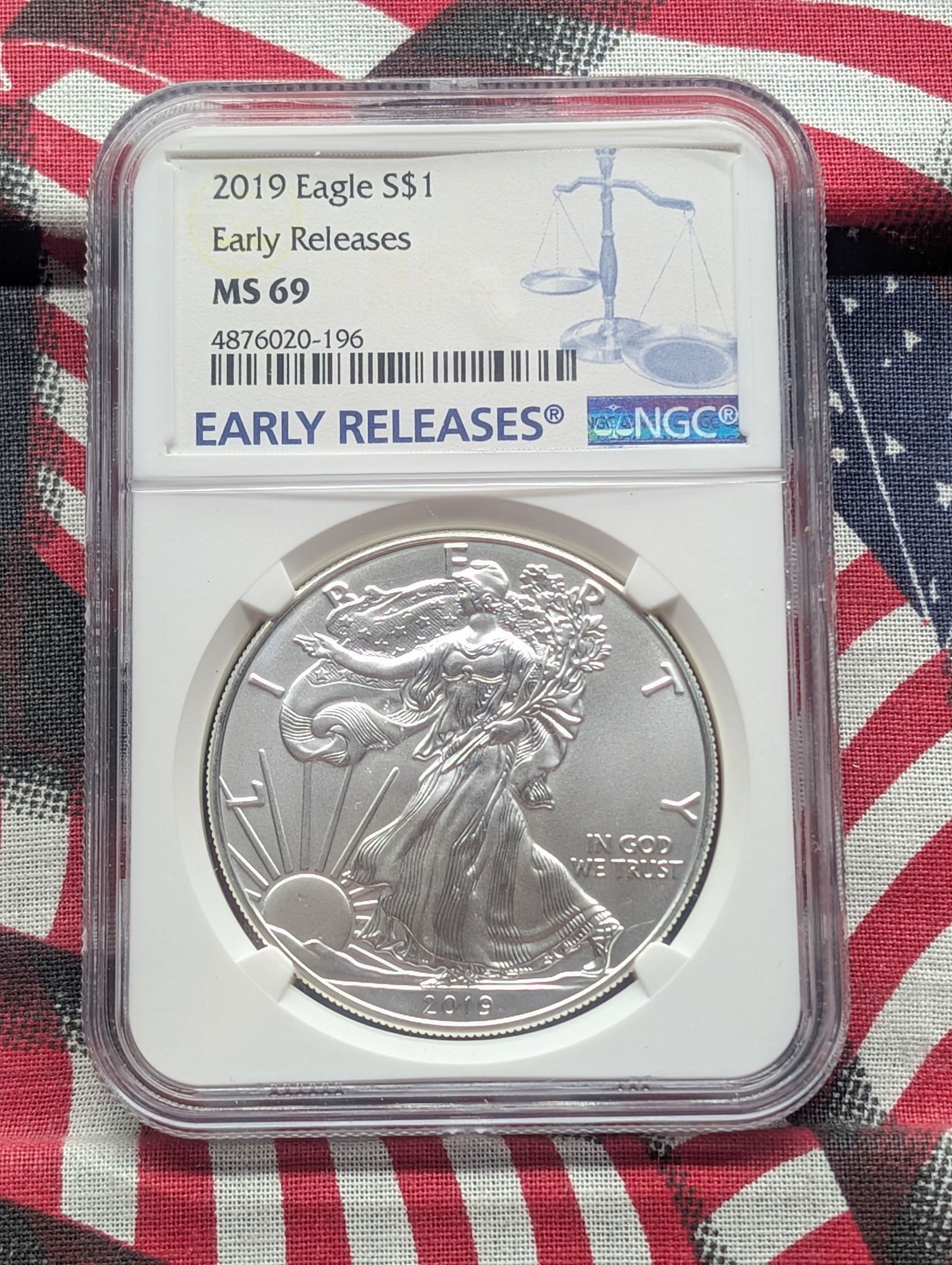 2019 American Silver Eagle - NGC MS69 *Early Release* (1 of 4)