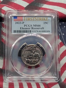 2023-P Eleanor Roosevelt Quarter - PCGS MS66 *First Strike*