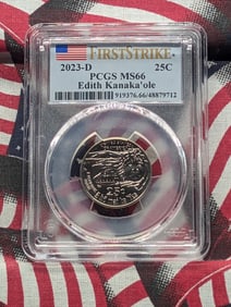 2023-D Edith Kanaka'ole Quarter - PCGS MS66 *First Strike*
