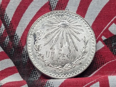 1945-M Mexico 1 Silver Peso *GEM BU*