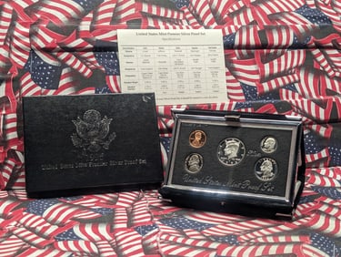 1996-S U.S. Mint Premier Silver Proof Set in OGP w/ COA