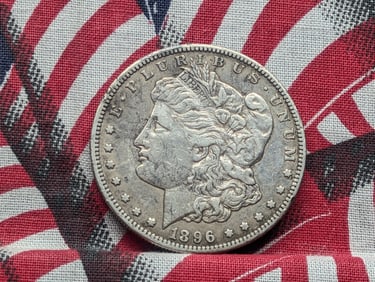 *XF+* 1896-S Morgan Silver Dollar