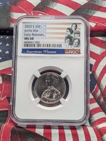 2023-S Jovita Idar Quarter - NGC MS68 *Early Release*